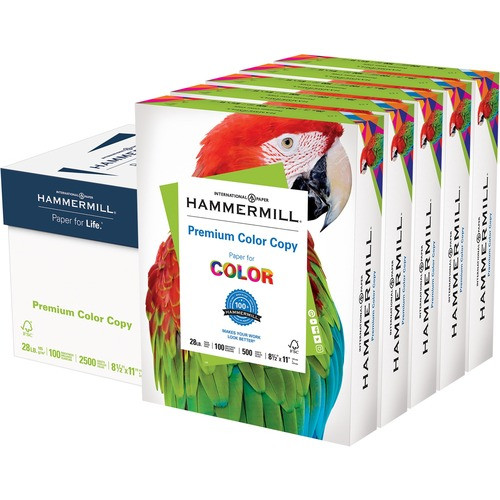 HAMMERMILL 102450 COLOR COPY PAPER,100 GE/114 ISO,2500/CT