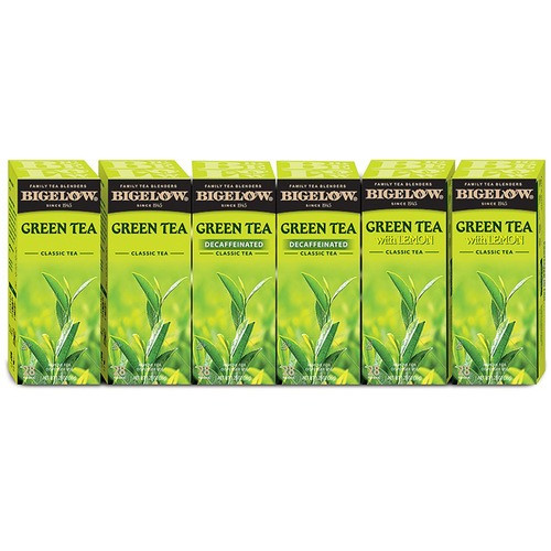 BIGELOW TEA COMPANY 10578 GREEN TEAS,168/CT, ASSORTED