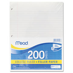 MEAD PRODUCTS 17208 FILLER PAPER, 15-LB., COLLEGE RULED