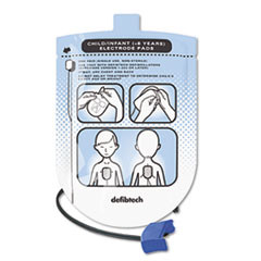 DEFIBTECH DDP-200P DEFIBRILLATION PADS,INFANT-8,F/SOFTWARE