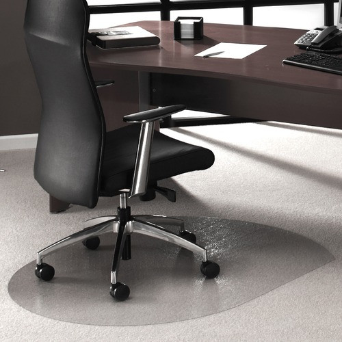 FLOORTEX 119923SR CHAIR MAT,LOW/MED PILE, 39"X49", CLEAR