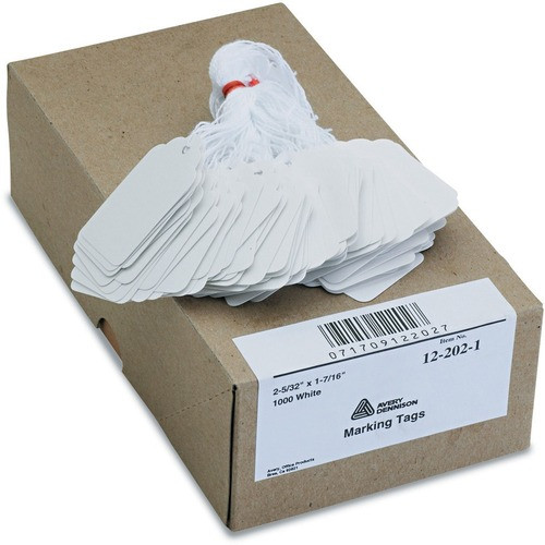 AVERY 12202 MARKING TAGS, 2 5/32"X1 7/16", 1000/BX