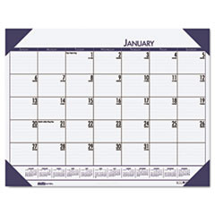 HOUSE OF DOOLITTLE 12440 DESK PAD,12 MONTH, JAN DEC, BLUE