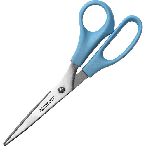ACME UNITED 13151 ALL PURPOSE SCISSORS,8 STRAIGHT,BLUE