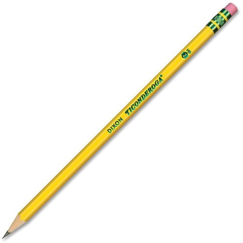DIXON TICONDEROGA CO. 13924 TICONDEROGA PENCILS,NON-TOXIC,YELLOW