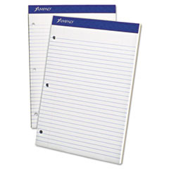 AMPAD CORPORATION 20-244 DOUBLE SHEET PAD,LEGAL/WIDE RULE,PERFED