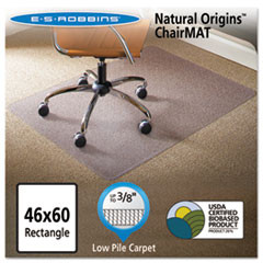 E.S. ROBBINS 141052 RECTANGLE CHAIRMAT,46X60",LOW PILE