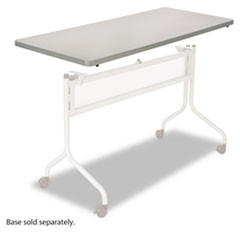 SAFCO 2065GR MOBILE TRAINING TABLE,RECTANGLE TOP