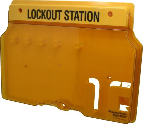 MASTER LOCK 1482B PADLOCK STATION,HOLDS 4 SAFETY PADLOCKS