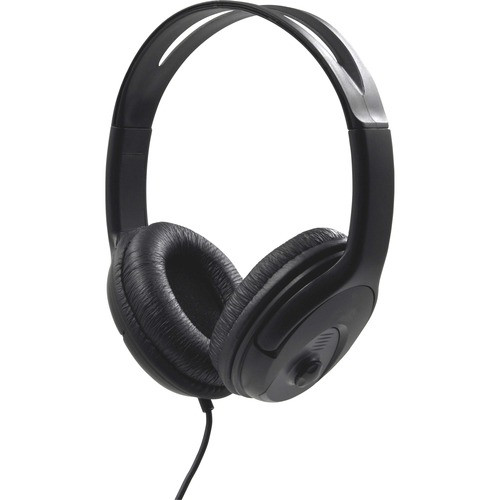 COMPUCESSORY 15153 STEREO HEADSET W/VOLUME CONTROL,BLACK
