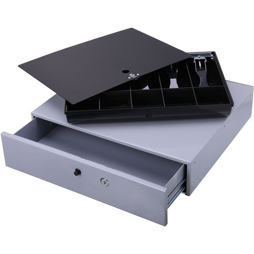 SPARCO PRODUCTS 15504 CASH DRAWER,W/REMOVABLE TRAY,GRAY