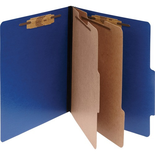 ACCO BRANDS USA LLC 15663 TOP-TAB FOLDERS,3 EXP,LETTER,10/BX,BLUE