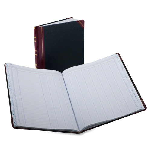 BOORUM & PEASE 1602121512 COLUMNAR BOOK,12-1/4X10-1/8",BLACK