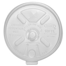 DART 16FTLS LIDS,FOLD TAB/STRAW LID,1000/CT
