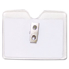 ADVANTUS CORPORATION 75412 SECURITY IDBADGE HOLDER,HORIZONTAL,CLEAR