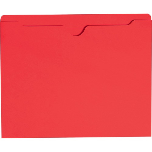 SMEAD MANUFACTURING CO. 75509 FILE JACKET,11 POINT STOCK, RED,100/BOX