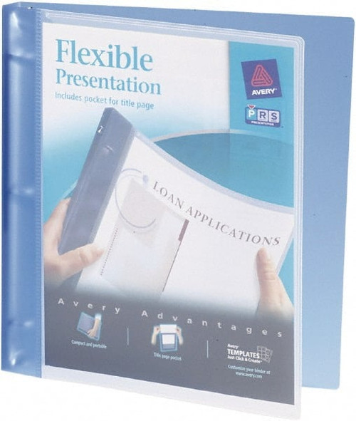 AVERY 17670 FLEXIBLE PRESENTATION BINDER,VIEW POCKET