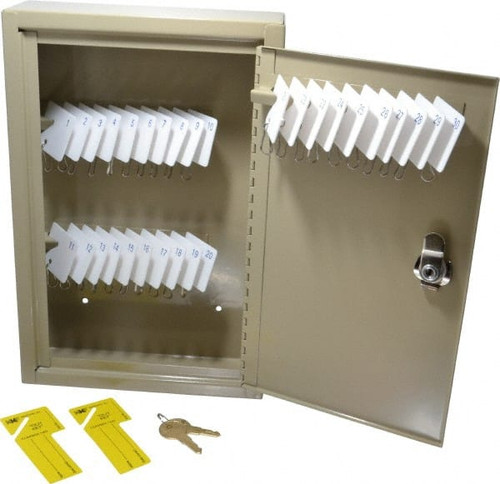 MMF INDUSTRIES 201903003 CABINET,SINGLE TAG,30 KEY,SAND