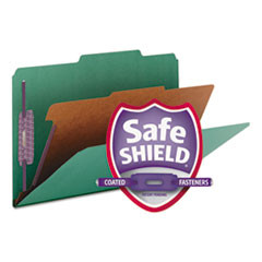 SMEAD MANUFACTURING CO. 18733 CLASSIFICATION FOLDERS,LEGAL,10/BX,GREEN