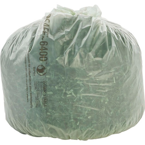 STOUT E2430E85 COMPOST BAGS,NYLON 25/BOX