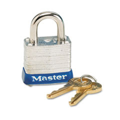 MASTER LOCK 7D 4-PIN TUMBLER LOCK,LAMINATED STEEL BODY