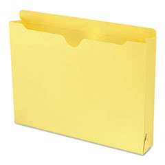 SMEAD MANUFACTURING CO. 75571 FILE JACKET,LETTER, YELLOW, 50/BOX
