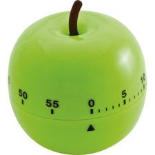 BAUMGARTENS 77056 SHAPED TIMER,4 1/2 DIA.,GREEN APPLE"