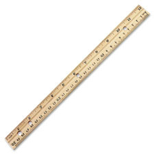 CHARLES LEONARD, INC 77120 ECONOMICAL BEVELED WOODRULER,SINGLE EDGE