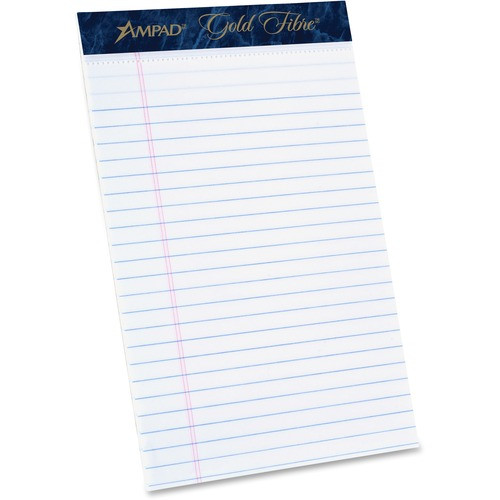 TOPS MANUFACTURING CO. 20054 PERFORATED PADS,LEGAL,MEDIUM RULE,50 SHT