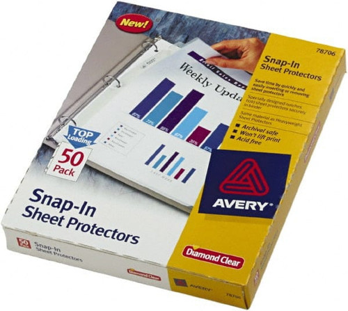 AVERY 78706 SHEET PROTECTOR,HEAVY,LETTER,DIAMOND
