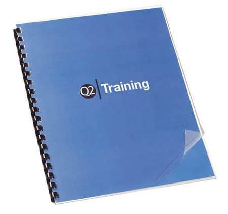 ACCO BRANDS USA LLC 2020024 BINDING COVERS,11X8-1/2", CL