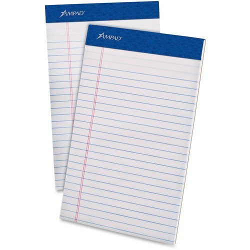 TOPS MANUFACTURING CO. 20304 PERFORATED PADS,LEGAL RULE,50 SHTS