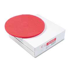PREMIERE PADS PAD 4020 RED FLOOR PADS, BUFFING, 20IN, RED,PK5