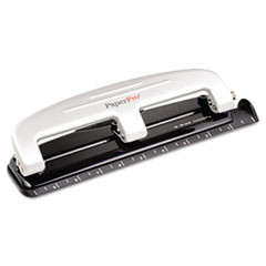 ACCENTRA, INC. 2101 3-HOLE PUNCH,12 SHEET ,BLACK/SILVER