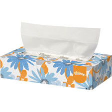 KIMBERLY CLARK 21606CT FACIAL TISSUE,8-2/5X8-3/5",48/CT,WHITE