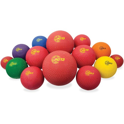 CHAMPION SPORT UPGSET1 PLAYGROUND BALL SET,NYLON,14/SET