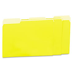 UNIVERSAL UNV12304 FILE FOLDER, 1/3 CUT TOP TAB, LETTER