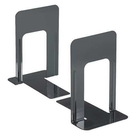 UNIVERSAL UNV54095 BOOKENDS,NONSKID, 5 7/8 X8 1/4X9,BLACK