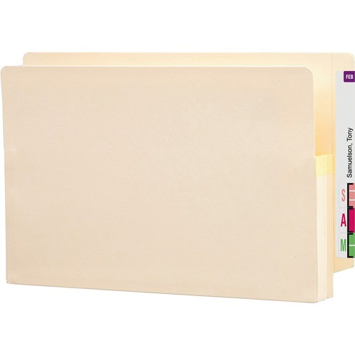 SMEAD MANUFACTURING CO. 76114 FILE POCKET,EXPANSION END TAB, MANILA