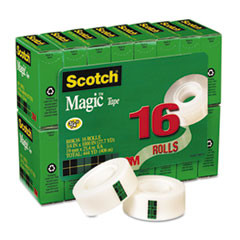 3M COMPANY 810K16 MAGIC TAPE VALUE PACK,CLEAR,16/PACK