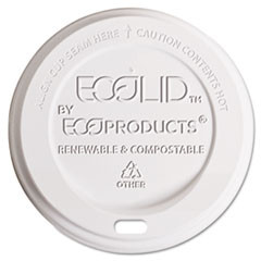 ECO-PRODUCTS EP-ECOLID-8 HOT CUP LID,TRANSLUCENT,800/CT