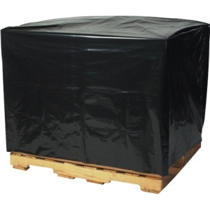 BOX PARTNERS PC140 PROTECTIVE COVER,3 MIL,FOR PALLET,BLACK