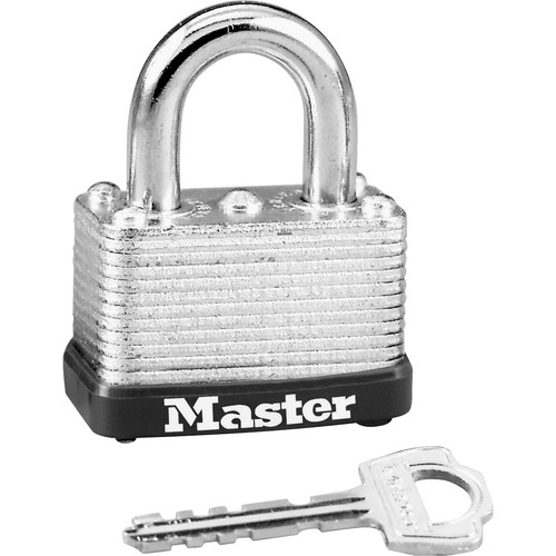 MASTER LOCK 22D PADLOCK,WARDED,LAMINATED STEEL BODY