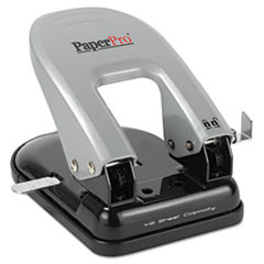 ACCENTRA, INC. 2340 2-HOLE PUNCH,40 SHT CAP,BLK/SLVR