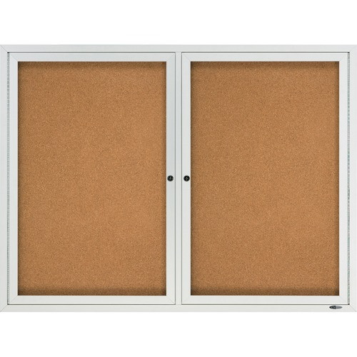QUARTET 2124 CORK BULLETIN BOARD,NATURAL,48X36"
