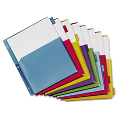 CARDINAL BRANDS INC. 84013 EXPANDING POCKET INDEX DIVIDERS,8-TAB