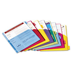 CARDINAL BRANDS INC. 84017 1-POCKET INDEX DIVIDERS,LETTER,8TAB,4SET