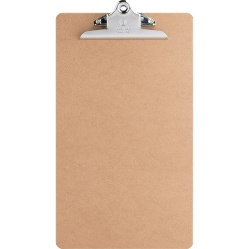 BUSINESS SOURCE 28554 HARDBOARD CLIPBOARD,9X15-1/2",BROWN