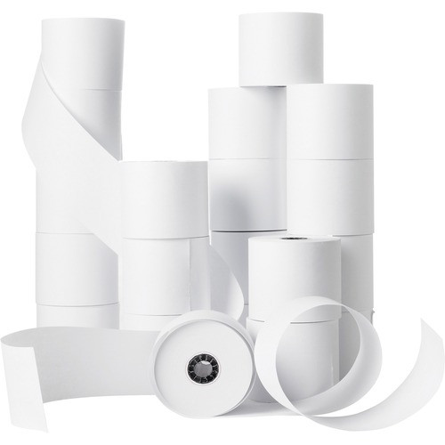BUSINESS SOURCE 28625 MACHINE RECEIPT ROLLS,100/CT,WE