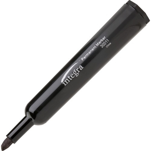 INTEGRA 30011 PERMANENT MARKER,CHISEL TIP,BLACK